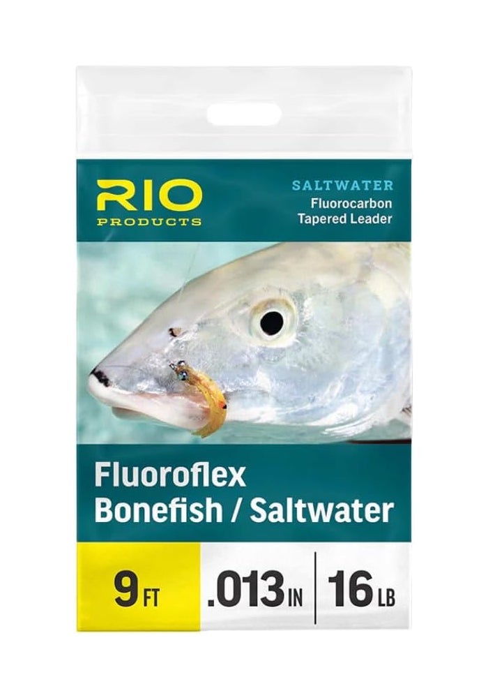 RIO Products Fluoroflex Bonefish/Saltwater Tapered Leader - 9ft, 20lb, Clear - Image 1